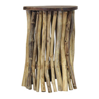 Tavolino basso in legno rustico - DIONEIA