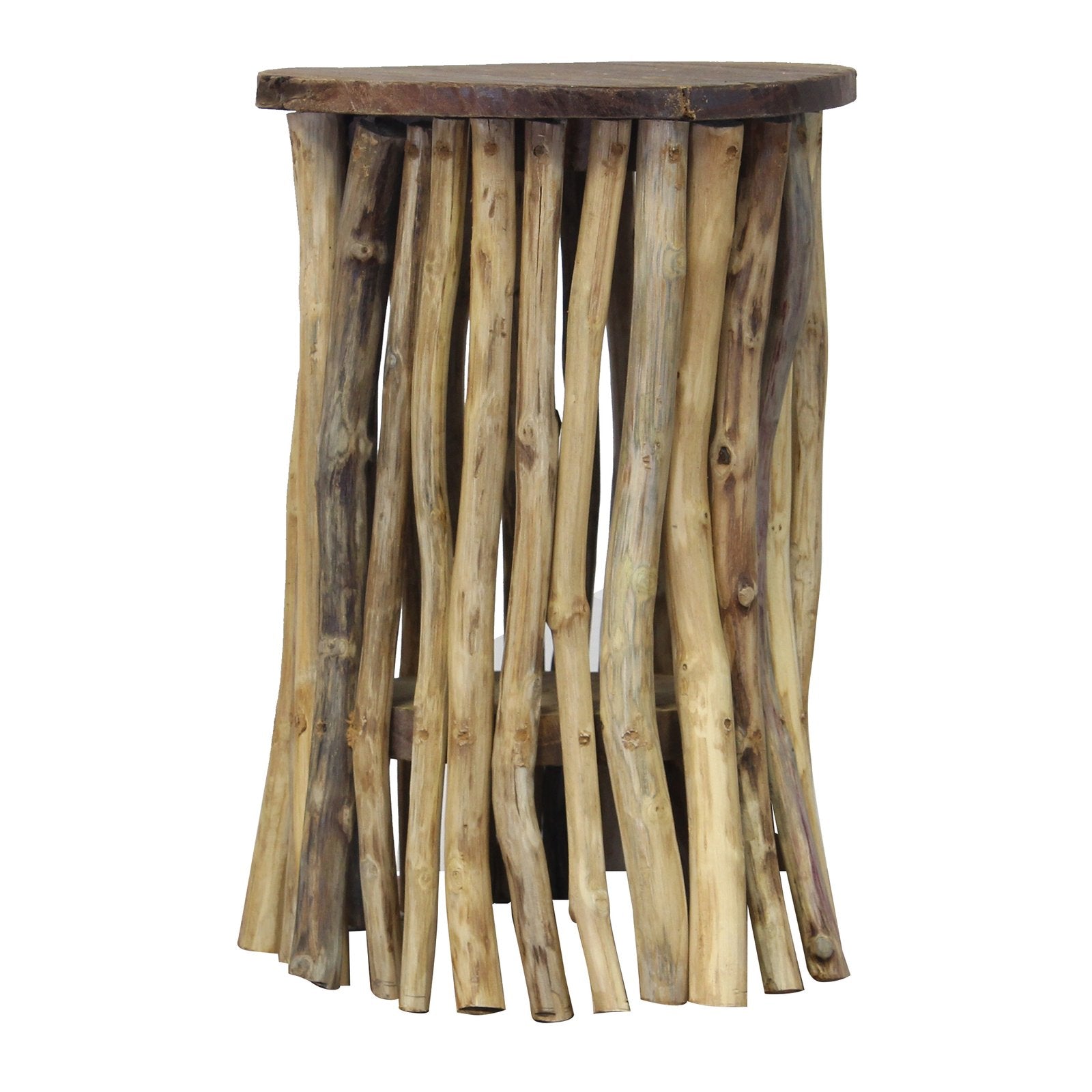 Tavolino basso in legno rustico - DIONEIA