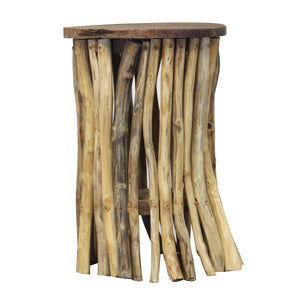 Tavolino basso in legno rustico - DIONEIA