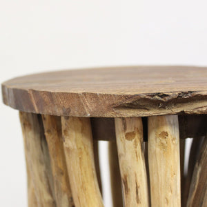 Tavolino basso in legno rustico - DIONEIA