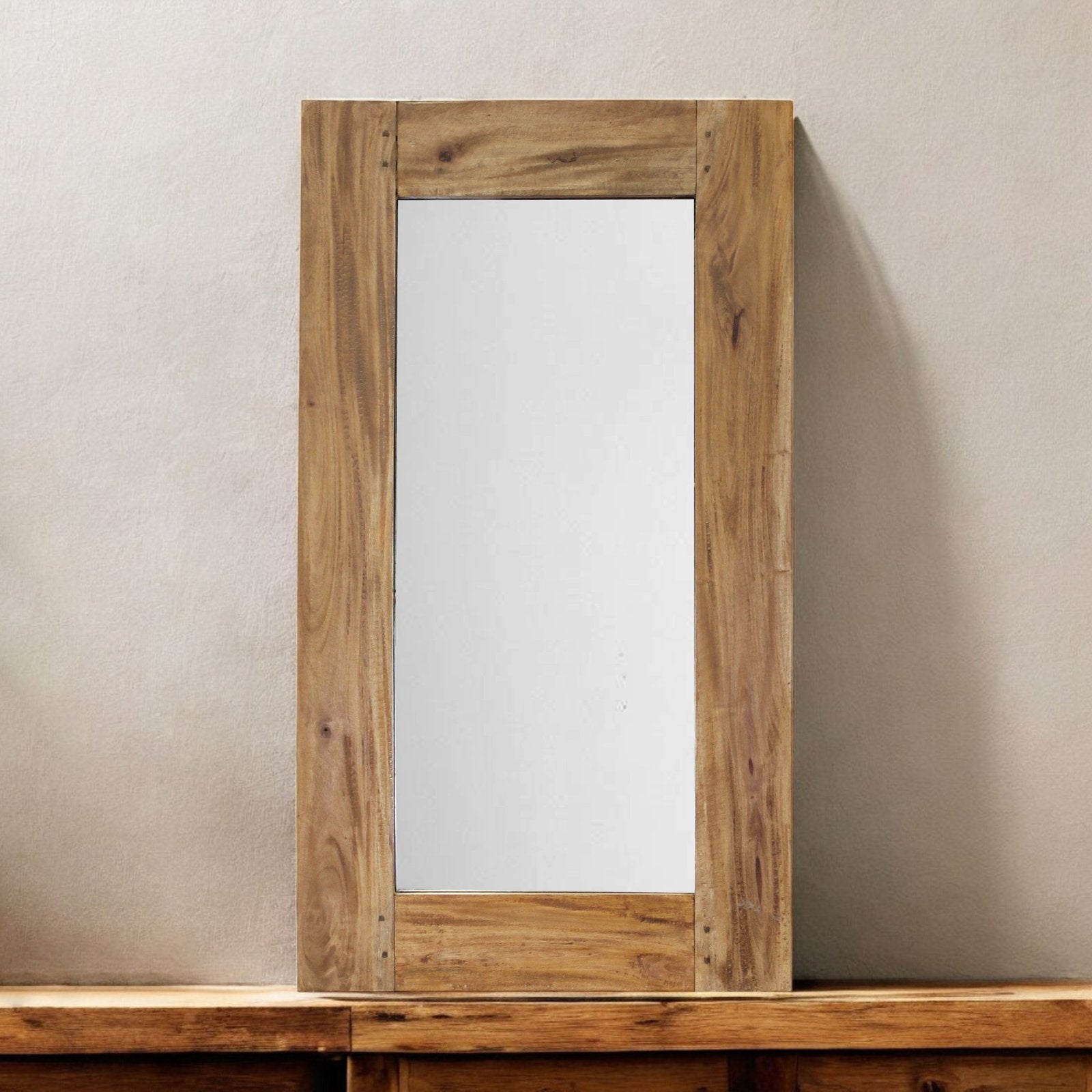 Specchio in legno rustico - CYBEIRA