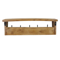 Appendiabiti in legno rustico - CRESSIDA