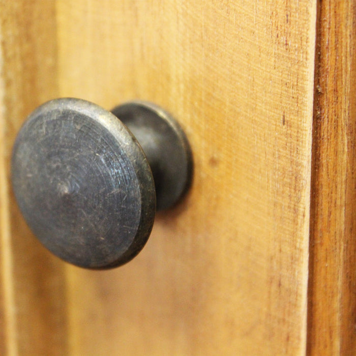 Vetrina in legno rustico 4 ripiani - CHRYSANTHEMUM