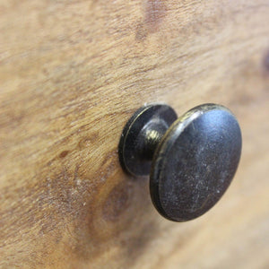 Comodino in legno rustico con cassetto - CASSIEL