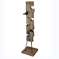 Porta bottiglie in legno rustico - BIA