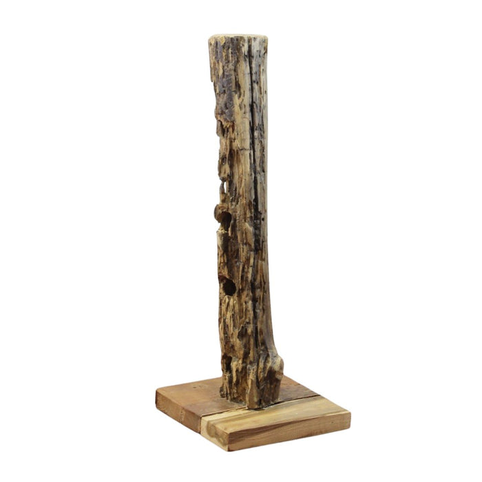 Porta bottiglie in legno rustico - BARAKIEL