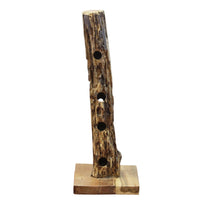 Porta bottiglie in legno rustico - BARAKIEL