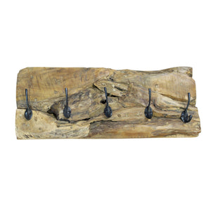 Appendiabiti in legno rustico - BALTHAZAR