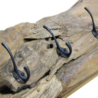 Appendiabiti in legno rustico - BALTHAZAR