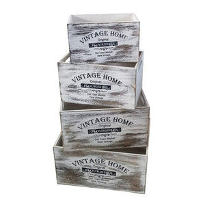 Set di cassette in legno contenitori decorative - PONTIUS