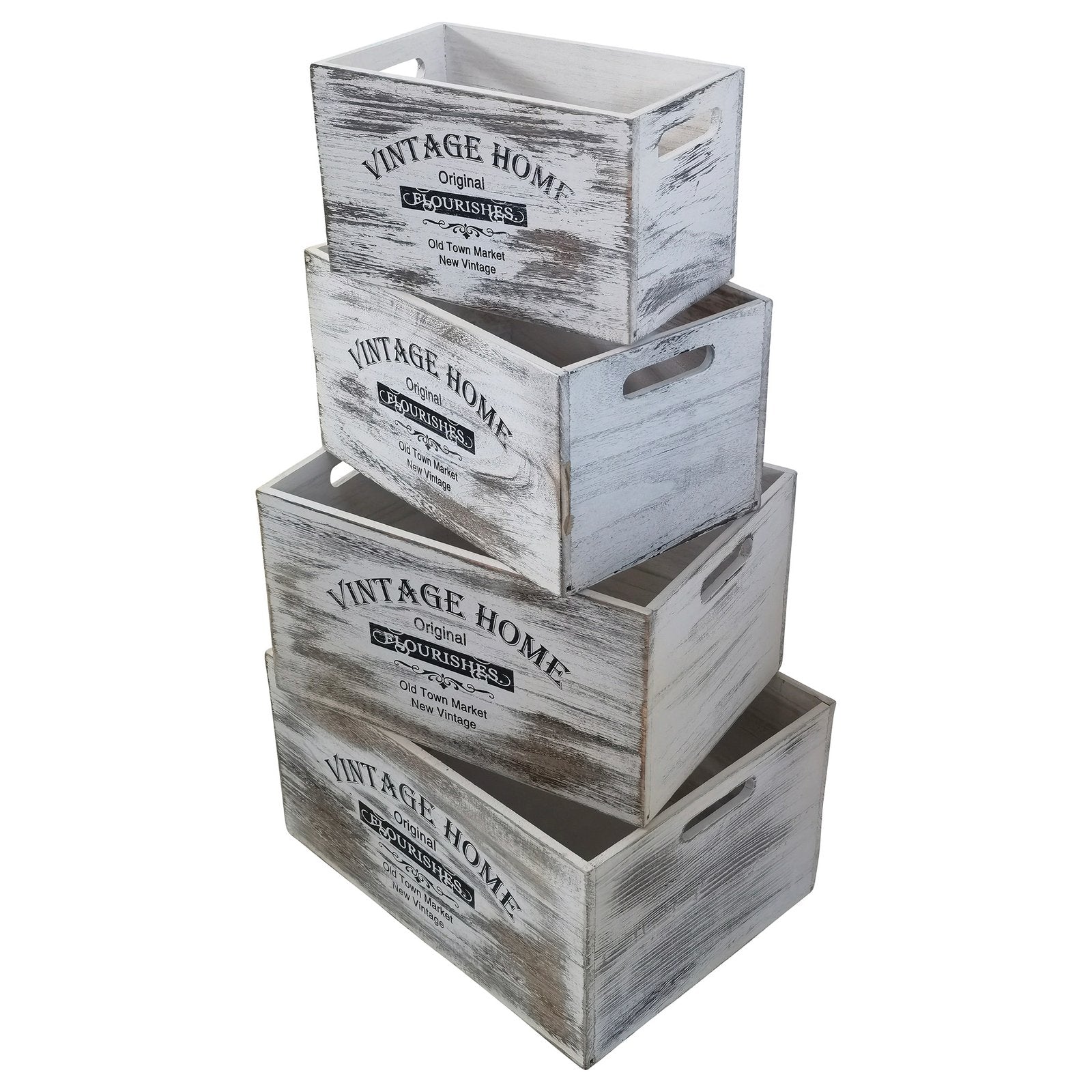 Set di cassette in legno contenitori decorative - PONTIUS