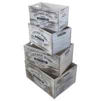 Set di cassette in legno contenitori decorative - PONTIUS