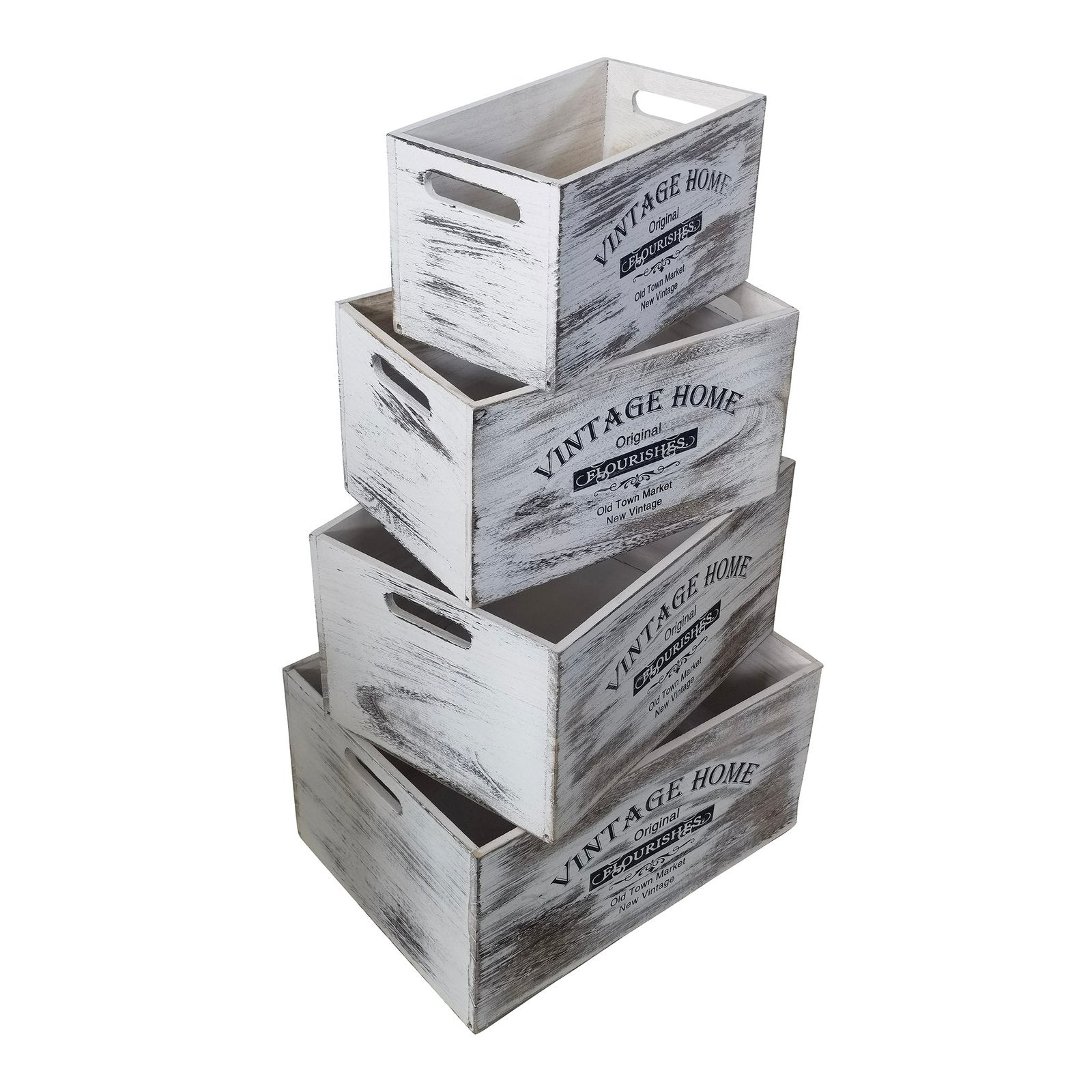 Set di cassette in legno contenitori decorative - PONTIUS