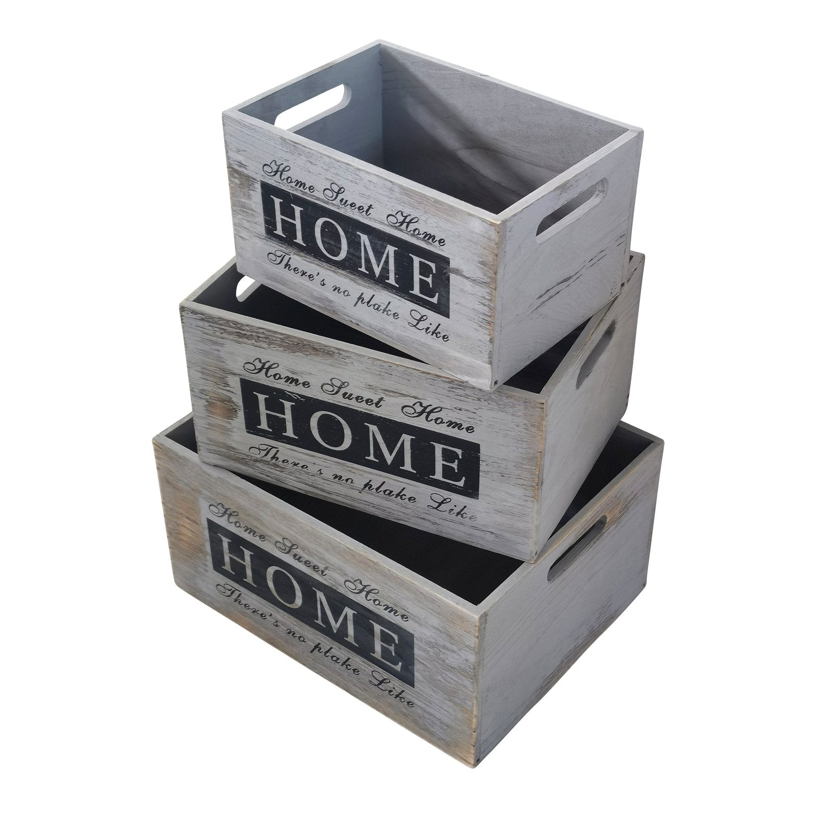 Set di cassette in legno contenitori decorative - NEREUS