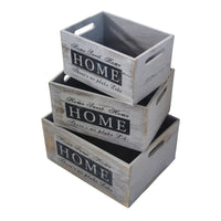 Set di cassette in legno contenitori decorative - NEREUS