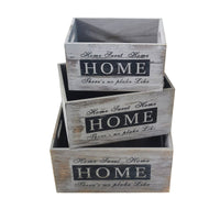 Set di cassette in legno contenitori decorative - NEREUS