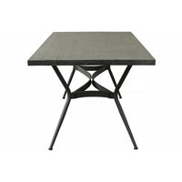 Tavolo da giardino in acciaio e mosaico - LIVIA