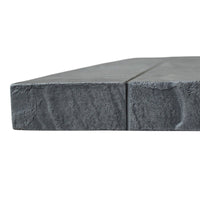 Tavolo da giardino in acciaio e mosaico - LIVIA