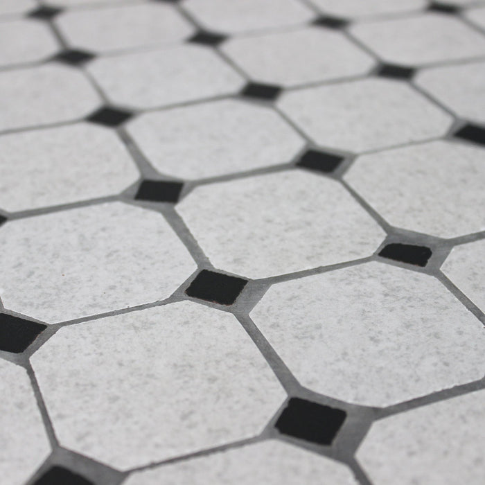 Tavolo da giardino in acciaio e mosaico - NOEMI