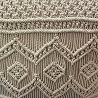 Pouf da giardino macramè - DELIA