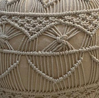 Pouf da giardino macramè - CLAUDIO