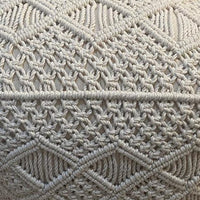 Pouf da giardino macramè - ANGELO