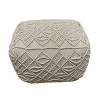 Pouf da giardino macramè - ZANE