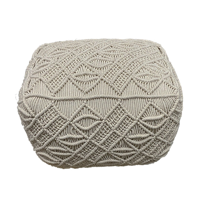 Pouf da giardino macramè - ZANE