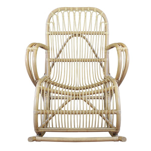 Poltrona dondolo da giardino in bamboo - IGNATIUS