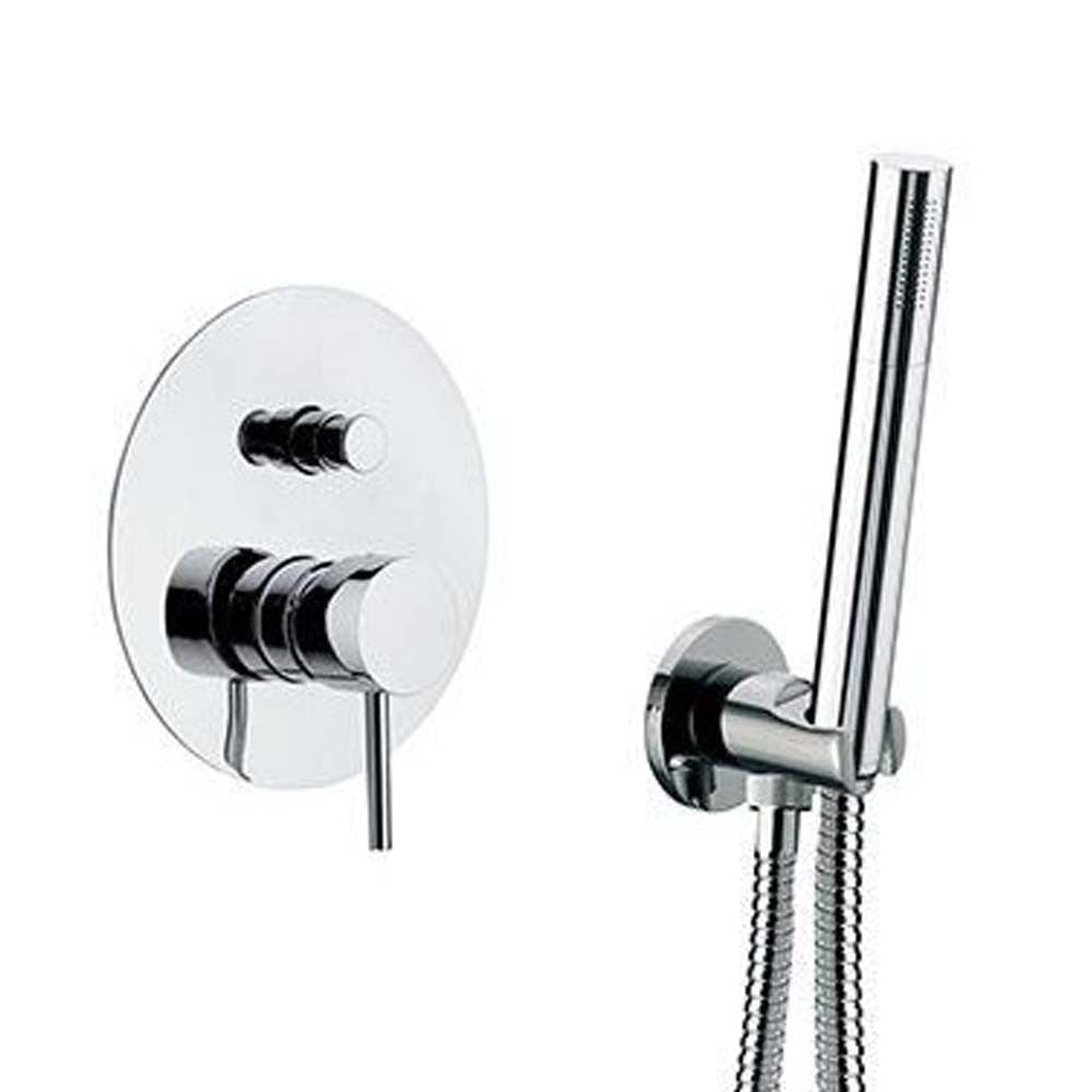 Set completo doccia dotato di soffione minimale anticalcare dotato supporto lusso - serie suvi