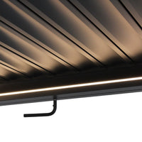 Gazebo letto da giardino con led - XANDER