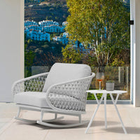 Poltrona a dondolo da giardino - PERRIN