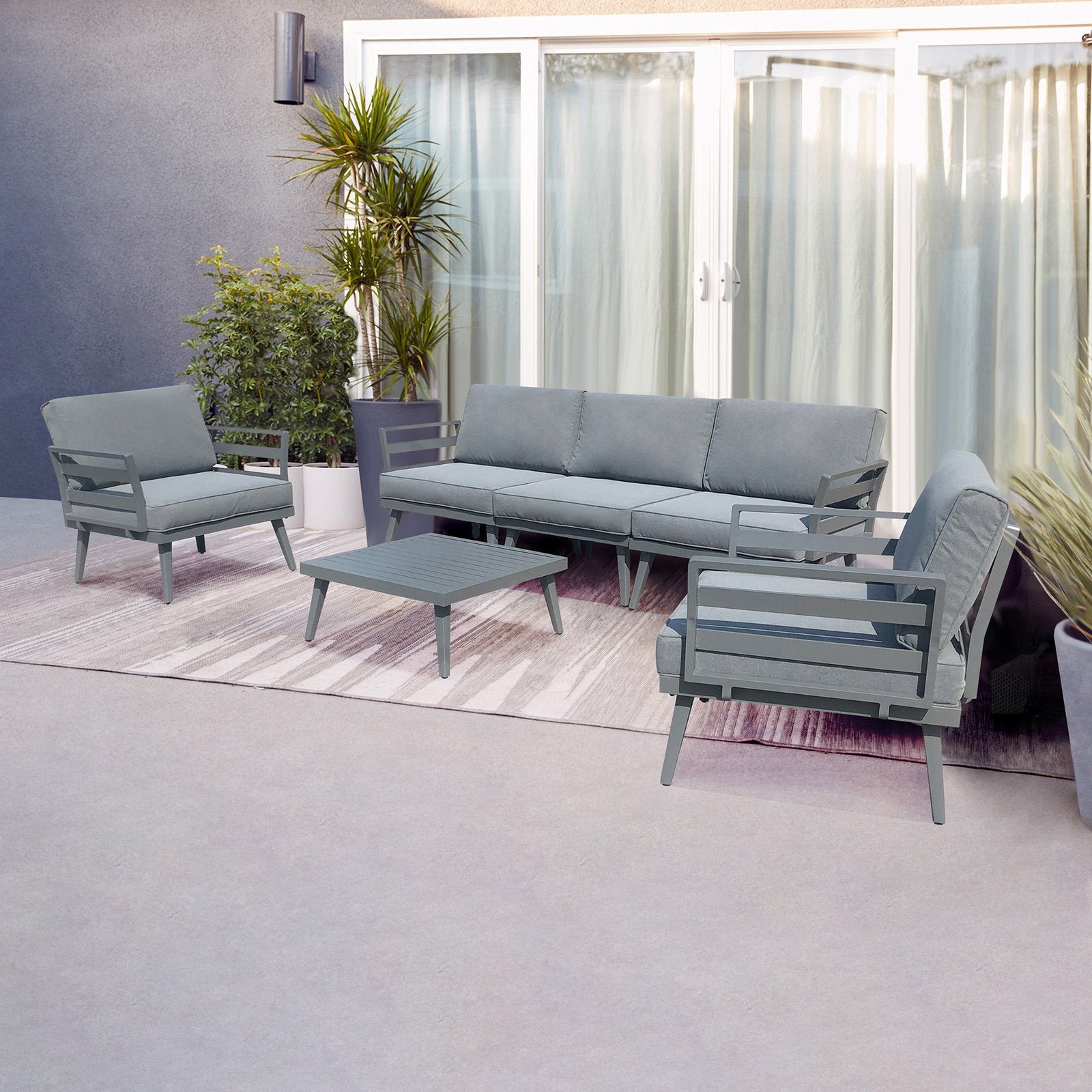 Tavolino per salotto da giardino componibile - DEX