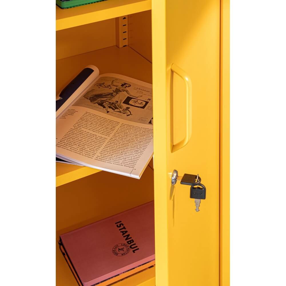 Armadio 1 Anta Acciaio Giallo Industriale da Interno - CLIFTON