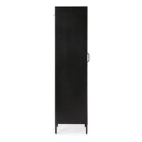 Armadio 1 Anta Acciaio Nero Industriale da Interno - CLIFTON