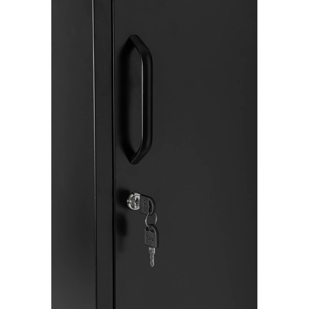 Armadio 1 Anta Acciaio Nero Industriale da Interno - CLIFTON