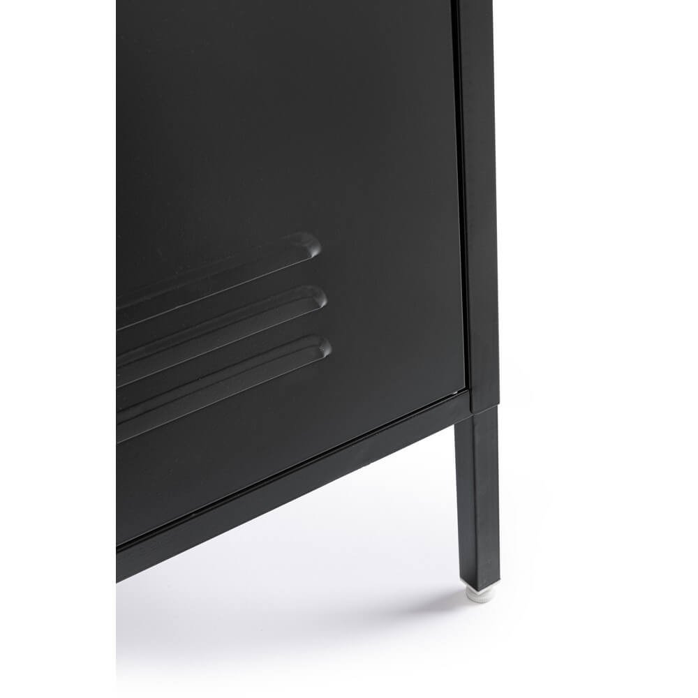 Armadio 1 Anta Acciaio Nero Industriale da Interno - CLIFTON