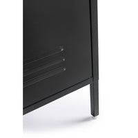 Armadio 1 Anta Acciaio Nero Industriale da Interno - CLIFTON