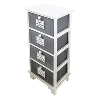 Cassettiera mobiletto per bagno camera - JANUS Colore: Grigio