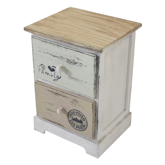 Cassettiera mobiletto per bagno camera - ICARUS Colore: Bianco