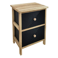 Cassettiera mobiletto per bagno camera - GALEON Colore: Nero