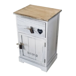 Cassettiera mobiletto per bagno camera - CASTOR Colore: Bianco