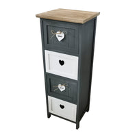 Cassettiera mobiletto per bagno camera - BORIS Colore: #REF!