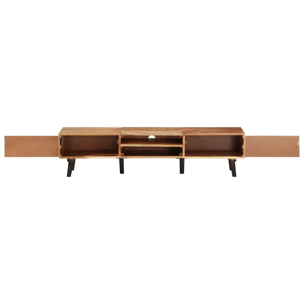 Mobile Porta TV 145x35x35 cm in Legno Massello di Acacia cod mxl 60371