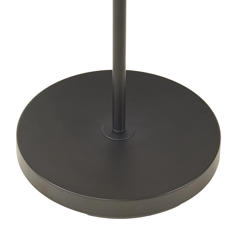 Lampada da Terra Barnard in Metallo con Paralume Cilindrico - Nero lux.pro