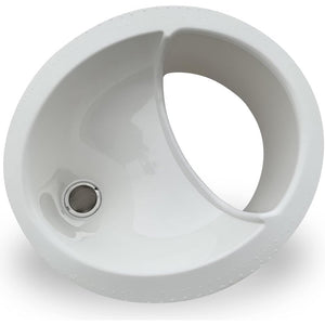 Free range designs urine separatore per compost sedile wc bianco