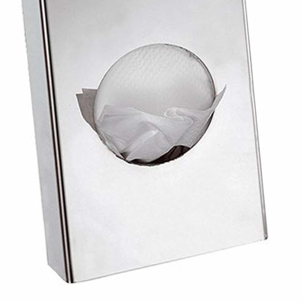 Porta sacchetti igienici in abs cromato