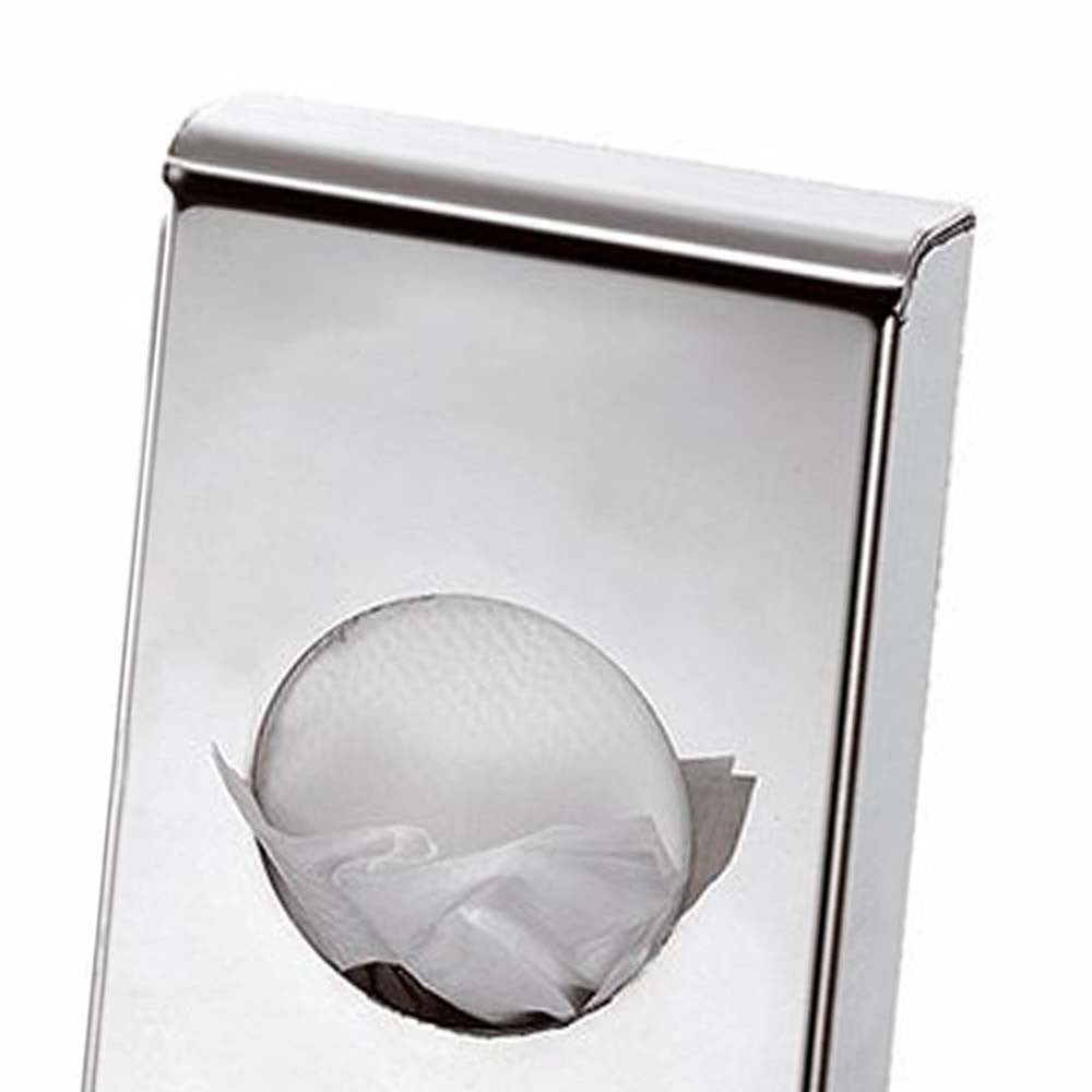 Porta sacchetti igienici in abs cromato