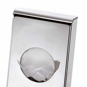 Porta sacchetti igienici in abs cromato