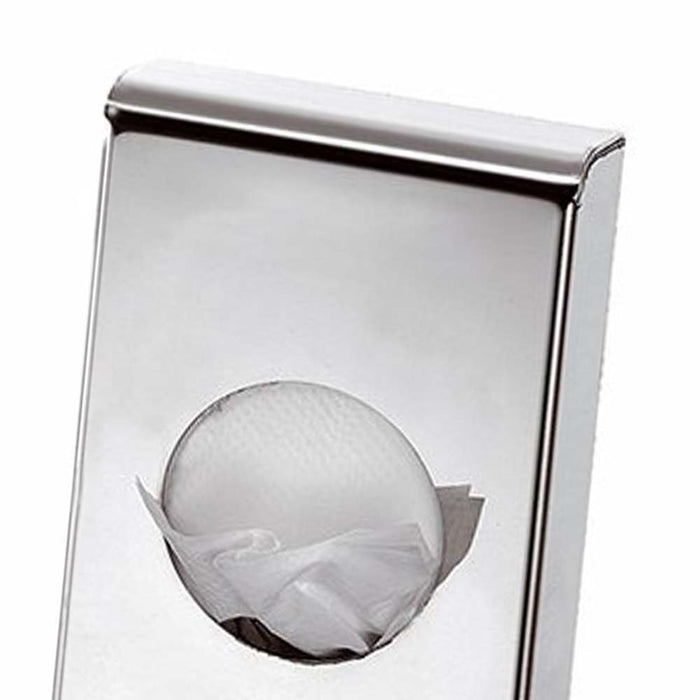 Porta sacchetti igienici in abs cromato